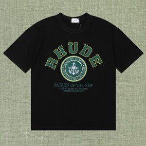 RHUDE Men's Black Short Sleeve